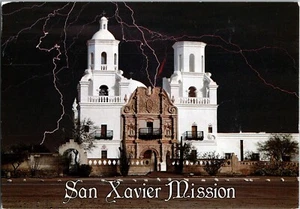 SAN XAVIER MISSION Tucson Arizona Vintage Continental Postcard Unused CA14 - Picture 1 of 2
