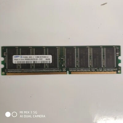 Samsung M368L6523CUS-CCC (512MB DDR PC3200 CL3 30331-Z) Memory - Image 1 of 2