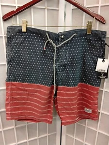 Katin America’s Surf Co. Boardshorts Herren 30 blau rot Badehose - Bild 1 von 3