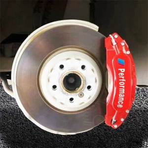 6 decalcomanie pinza freno BMW X3 X4 X5 X6 X7 F15 F16 MP adesivo emblema colore bianco - Foto 1 di 3