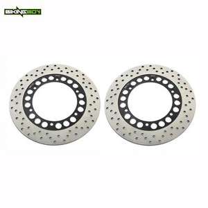 Virago XV750 XV1100 XV700 Pair Front Brake Rotors for Yamaha XJ650 XJ700 FZ400 - Picture 1 of 9
