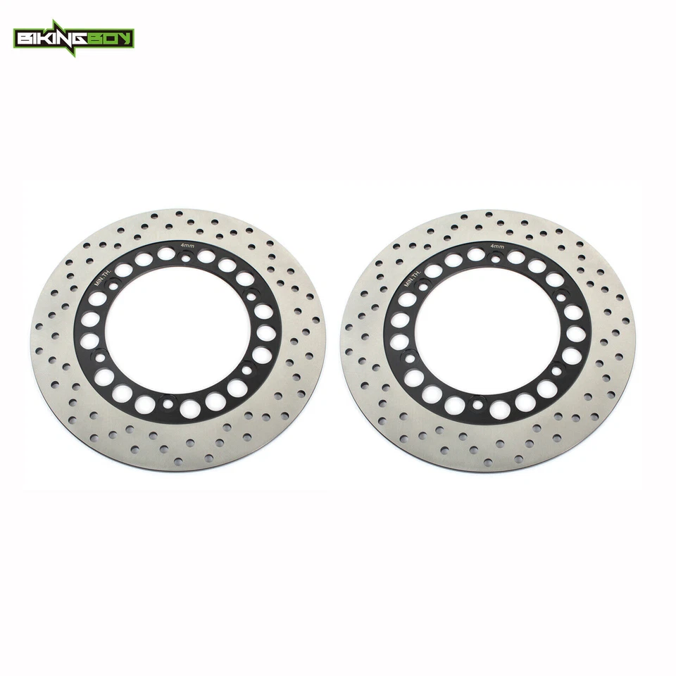 Virago XV750 XV1100 XV700 Pair Front Brake Rotors for Yamaha XJ650 XJ700 FZ400 Foto 1 de 4