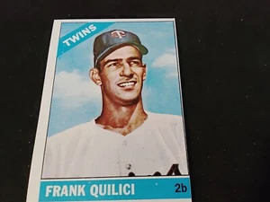 1966 Topps #207 Frank Quilici Minnesota Twins Baseballkarte EX - Bild 1 von 2