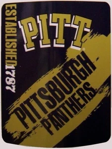 Blanket Fleece Throw NCAA Pitt Panthers NEW 50”x60” with protective sleeve - Picture 1 of 2