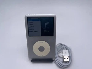 Apple iPod Classic 6th Generation Silver 80GB A1238 FULLY WORKING - Picture 1 of 8