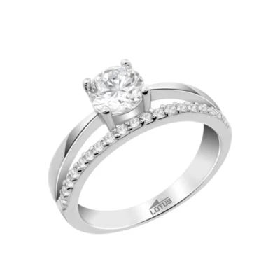 Anello Donna Lotus Silver LP3741-3/116 Tipo Solitario Con Zirconi - Immagine 1 di 2