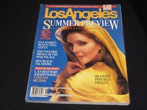 1990 JUNE LOS ANGELES MAGAZINE - PRISCILLA PRESLEY FRONT COVER - L 7740