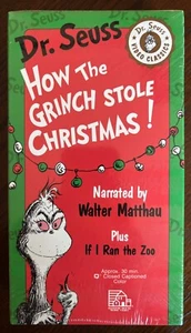 How the Grinch Stole Christmas Dr. Seuss VHS New Sealed 1992 Release RARE - Bild 1 von 7