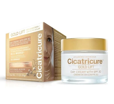 Crema de día hidratante facial antienvejecimiento Cicatricure Gold Lift para mujer (1,7 fl oz) Foto 1 de 3
