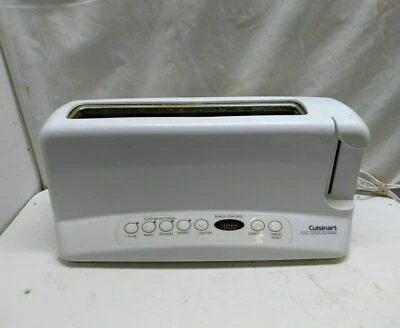 Cuisinart Toaster Total Touch Long Slot Bagel, Defrost Cancel CPT White - Image 1 of 4