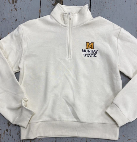 MURRAY STATE RACERS Women's 1/4 Zip Sweatshirt MEDIUM Licensed NWT Cover