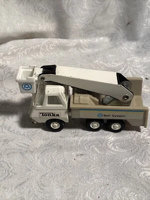 Tonka Bell System Telephone Bucket Truck 6" Pressed Steel & Plastic Vintage - Image 1 of 4