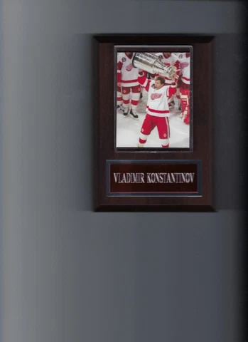 VLADIMIR KONSTANTINOV PLAQUE DETROIT RED WINGS HOCKEY NHL Cover