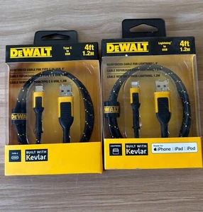 Dewalt 4ft Micro-USB To USB reinforced Charging Cable. - Photo 1 sur 2