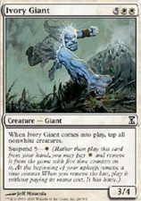 IVORY GIANT X4 4 4X Time Spiral MTG Magic the Gathering Cards DJMagic