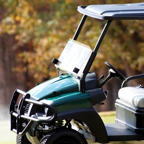OEM Club Car Carryall 1500, Carryall 1700, XRT1550 Clear Hinged Windshield - Image 1 of 1