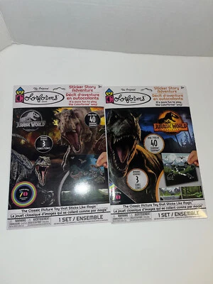 Colorforms Jurassic World Sticker Story Adventure - OVER 40 Colorforms! - NEW!! - Image 1 of 2