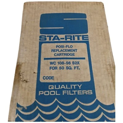 Sta-rite Posi Flo Pool Filter Element WC 108-56 s2X 50 Sq Ft 20 Microns Pentair - Image 1 of 4
