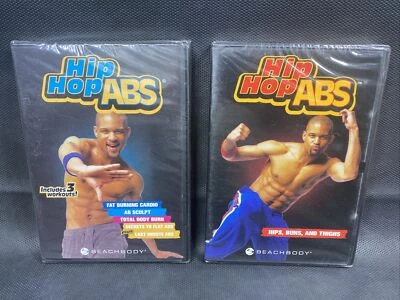 Beach Body Workouts Hip Hop Abs Fat Burning Cardio Buns Thighs - 2 Pack NEW - Image 1 of 2