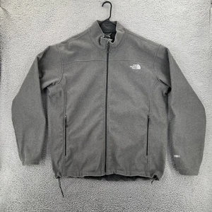 THE NORTH FACE ANKU Windwall 1 Fleece Jacket Me's 2XL Gray Zip-Up Polyester READ - Picture 1 of 21