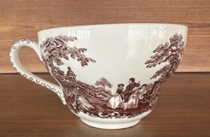 Mason's Ironstone große Tee/Kaffeetasse braun Transferware Vintage. 3" groß. - Bild 1 von 8