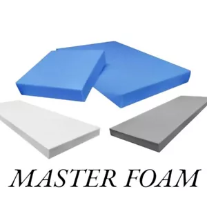 High Density Upholstery FOAM SQUARES PERFECT FOR Chairs, Sofas, Floor Pads, Grdn - Picture 1 of 14
