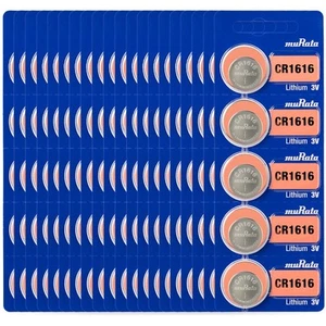 CR1616 Battery DL1616 ECR1616 3V Lithium Coin Cell (100 Batteries) - Picture 1 of 9