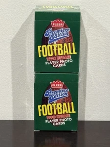 Two 1990 Fleer Football Update Factory Sealed Sets Emmitt Smith Rookie - Picture 1 of 1