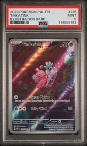 Tinkatink 216/193 IR Pokemon Paldea Evolved PSA 9  - Imagen 1 de 2