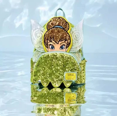 Mini Mochila Bolso Disney Tinkerbell Lentejuelas Loungefly Foto 1 de 4