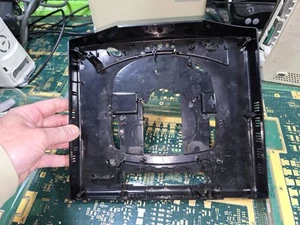 Sega Saturn USA Exact EMPTY-Intact-Black Top Cover ONLY-Just OK-READ ALL - Picture 1 of 17