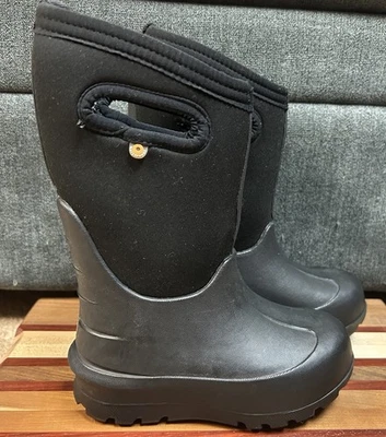 BOGS Neo Classic Insulated Winter Boots. Youth/Kids Size 10. Black. Snow Boots. - Image 1 of 4