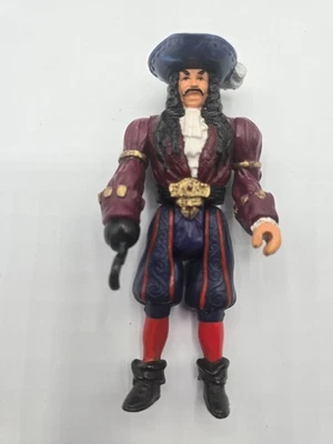 Vintage Mattel Multiblade Toy Captain Hook Movie Action Fig 1991 Dustin Hoffman - Image 1 of 4