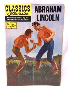 Classics Illustrated No 142 Abraham Lincoln 1958 Comic Book - Picture 1 of 2