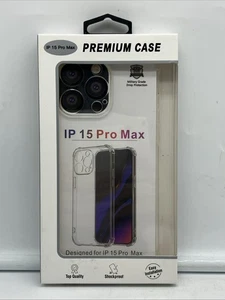 Markenlos iPhone 15 Pro Max Handyhülle Transparent KOSTENLOSER VERSAND - Bild 1 von 2