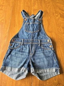 GIRLS 8 OLD NAVY DENIM ROMPER - Picture 1 of 8