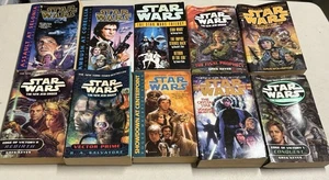 10 Star Wars Taschenbücher Posten verschiedene Titel neue Jedi, Trilogie, Han Solo, Luke - Bild 1 von 3