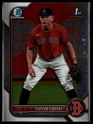 Cutter Coffey 2022 Bowman Draft Chrome #BDC-200 Boston Red Sox - Image 1 of 2