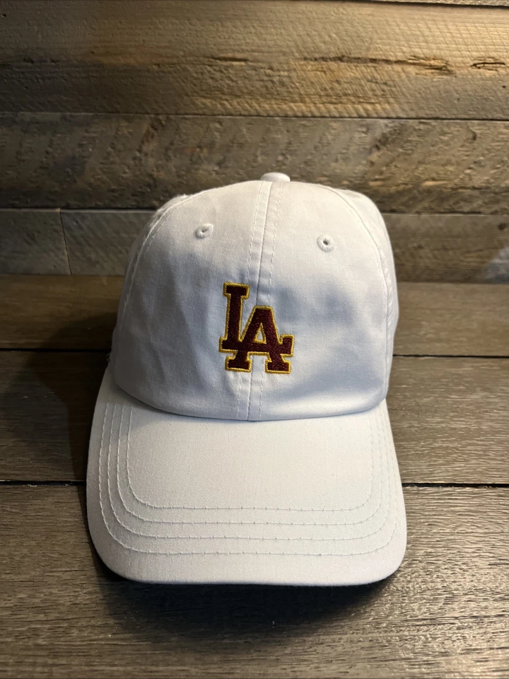 Loyola Academy Ramblers Hat Cap Strapback White Maroon American Needle - Image 1 of 4
