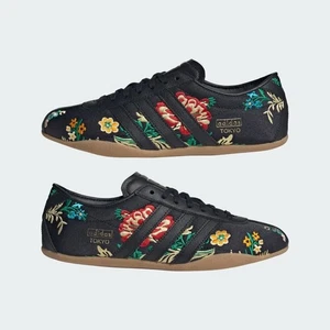 Zapatos para mujer Adidas JR1494 Tokyo florales Core negros dorados metálicos talla EE. UU. - Imagen 1 de 10