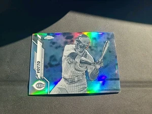 2020 Topps Chrome Negative Refractor Joey Votto #9 Sp HOF REDS - Picture 1 of 2