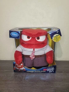 Peluche Disney Store Pixar Inside Out Animado Hablando Ira 9" Nuevo (Caja Dañada) - Imagen 1 de 6
