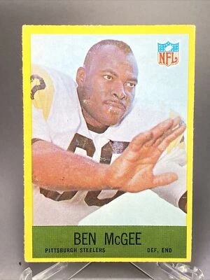 1967 Philadelphia #154 Ben McGee Steelers - Image 1 of 4