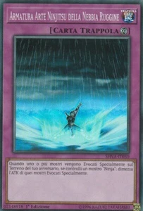 Yu-Gi-Oh! Ombre nel Valhalla: ARMATURA ARTE NINJITSU DELLA NEBBIA RUGGINE - Foil - Foto 1 di 2