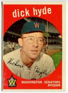 1959 Topps #498 Dick Hyde Washington Senators - Bild 1 von 2