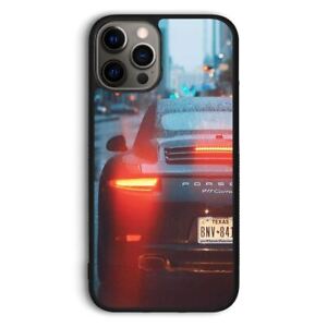 Porsche In the Rain Sports Car - Case for iPhone 14 13 12 11 Pro Max SE XS XR X