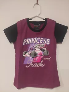 Princess Of The Track Australian F1 Grand Prix TShirt Girls Kids Children Size 8 - Picture 1 of 5