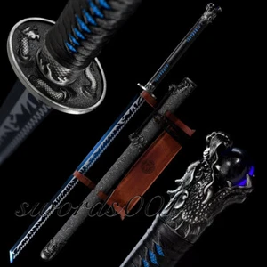 Battle Ready Kongfu Dao Broadsword Sword Katana Sharp Manganese Steel Blade - Picture 1 of 18