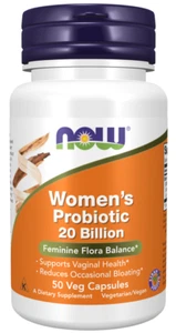 NOW FOODS Women's Probiotic 20 Billion - 50 Veg Capsules - Picture 1 of 1