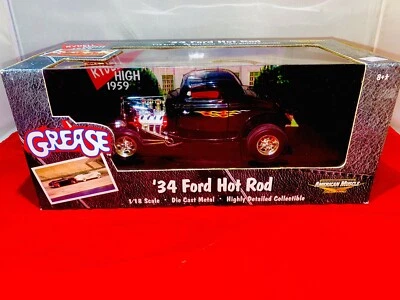 American Muscle ERTL Rydell High 59 GREASE Movie 34 Ford Hot Rod Die Cast 1:18 - Image 1 of 4